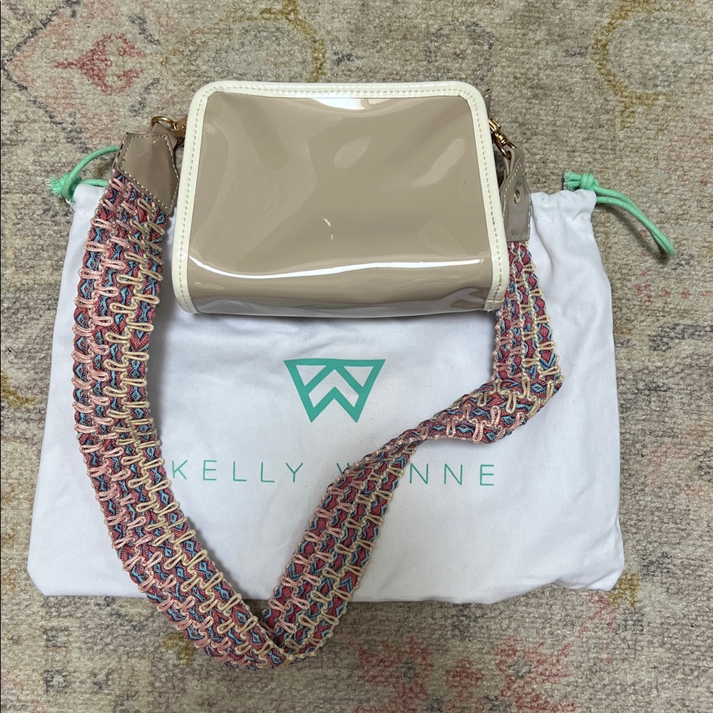 Kelly Wynne Beige Crossbody Bag
